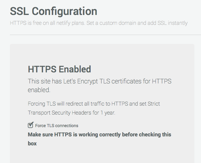 SSL enabling